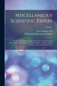 Miscellaneous Scientific Papers