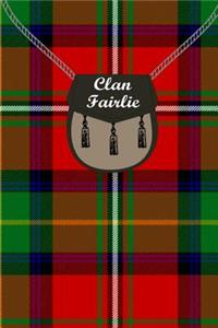 Clan Fairlie Tartan Journal/Notebook