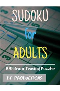 Sudoku for Adults 100 Brain Teasing Puzzles