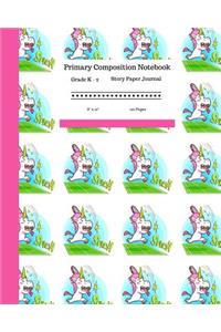Primary Composition Notebook Grades K-2 Story Paper Journal 8 x 10 120 Pages