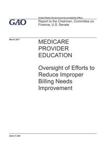 Medicare Provider Education