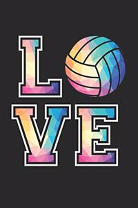 Low Poly Volleyball Notebook - Volleyball Training Journal - Gift for Volleyball Player - Volleyball Diary