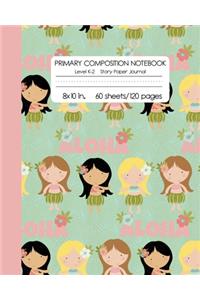Primary Composition Notebook Level K-2 Story Paper Journal