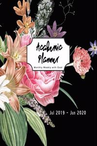 Academic Monthly planner with goal