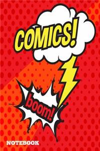 Comics boom Notebook