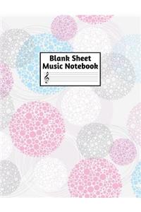 Blank Sheet Music Notebook