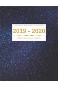 2019 - 2020 Planner Weekly And Monthly