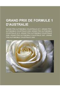 Grand Prix de Formule 1 D'Australie