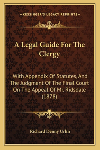 Legal Guide For The Clergy