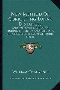 New Method Of Correcting Lunar Distances