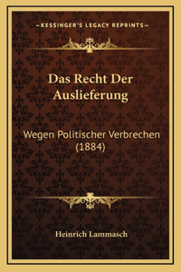 Das Recht Der Auslieferung
