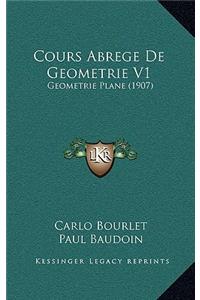 Cours Abrege De Geometrie V1