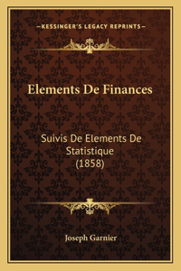 Elements De Finances