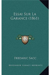 Essai Sur La Garance (1861)