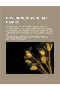 Government Purchase Cards