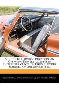 A Guide to Driver's Education