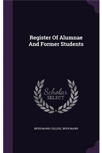Register of Alumnae and Former Students