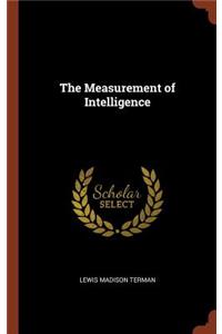 The Measurement of Intelligence