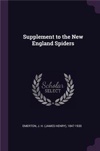 Supplement to the New England Spiders