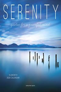 SERENITY 2020 MINI WALL CALENDAR