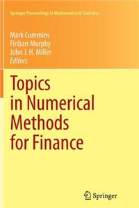 Topics in Numerical Methods for Finance