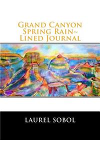 Grand Canyon Spring Rain Lined Journal