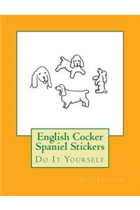 English Cocker Spaniel Stickers