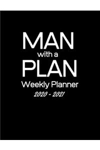 Man with a Plan - Weekly Planner 2020 to 2021