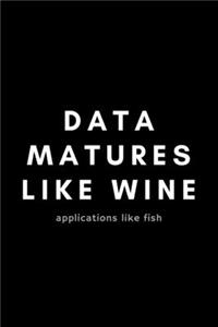 Data Matures Like Wine Applications Like Fish