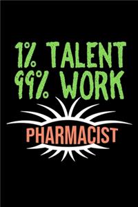 1%talent 99%work pharmacist