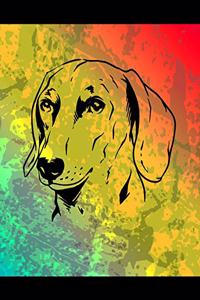 Dachshund Color Burst Notebook