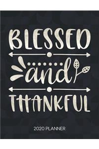 Blessed And Thankful 2020 Planner