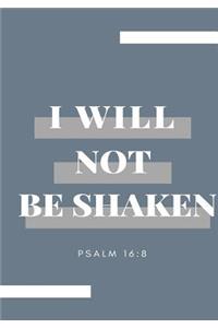 I Will Not Be Shaken