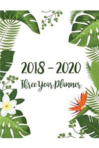 2018 - 2020 Three Year Planner