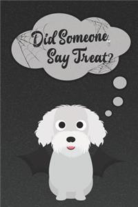 Bichon Frise Lined Notebook
