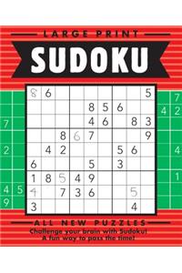 Large Print-Sudoku Volume 12