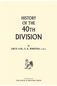 History of the 40th Division
