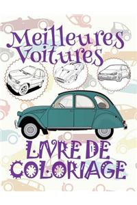 Meilleures Voitures Livre de Coloriage