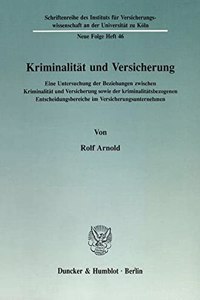 Kriminalitat Und Versicherung