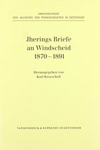 Jherings Briefe an Windscheid 1870-1891