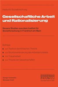 Gesellschaftliche Arbeit Und Rationalisierung