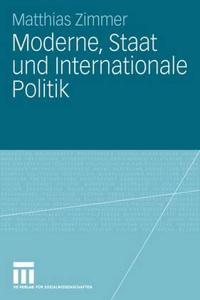 Moderne, Staat Und Internationale Politik
