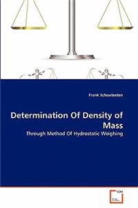 Determination Of Density of Mass
