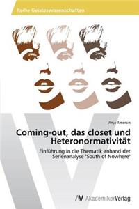 Coming-out, das closet und Heteronormativität