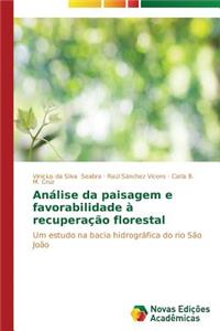 Análise da paisagem e favorabilidade à recuperação florestal