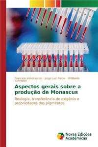 Aspectos gerais sobre a produção de Monascus