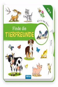 Trotsch Pappbilderbuch Finde die Tierfreunde: Entdeckerbuch Beschaftigungsbuch Spielbuch