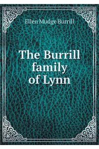 The Burrill Family of Lynn