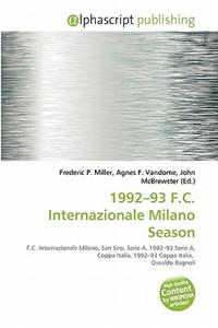 1992-93 F.C. Internazionale Milano Season