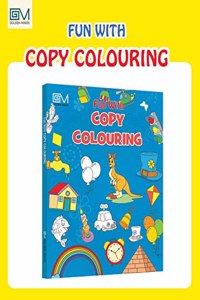 Fun With Copy Colouring - Blue